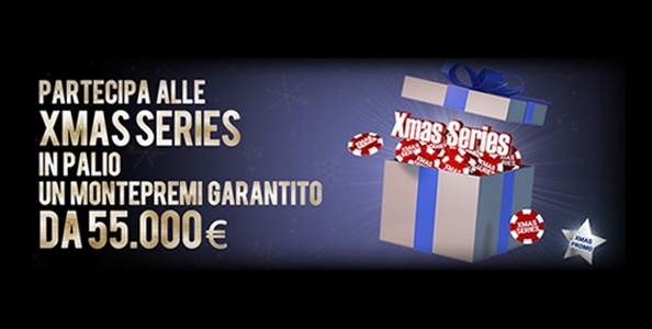 Xmas Series su Lottomatica.it Poker: da Natale 30 tornei per 55.000€ di montepremi garantiti!