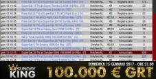 I migliori satelliti last minute per qualificarsi al Sunday King da 100.000€ garantiti su PokerYes