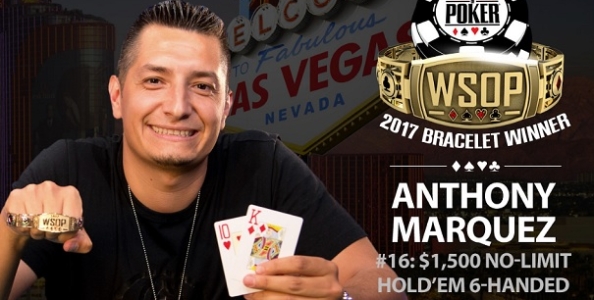WSOP – Primi braccialetti in carriera per gli americani Anthony Marquez e John Racener