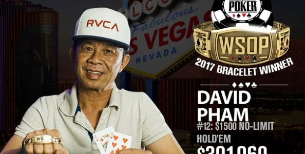 WSOP – Arriva il terzo braccialetto in carriera sia per David Pham che per Frank Kassela!