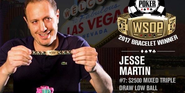 WSOP – Jesse Martin vince il suo secondo braccialetto mentre Bonomo vola nel Dealers Choice