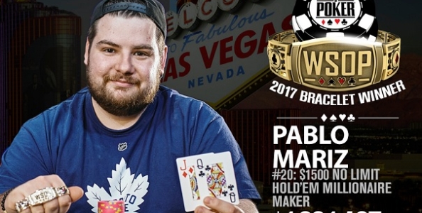 WSOP – Mariz è il nuovo milionario del Milly Maker, Buchwald shippa ‘a caso’ nel Limit