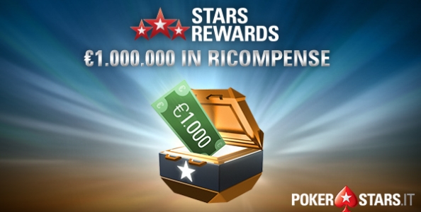 Da oggi su PokerStars è attivo Stars Rewards: ecco come funziona il nuovo programma di ricompense