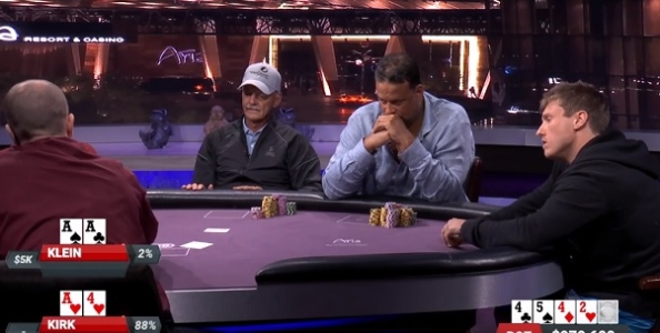 Matt Kirk scoppia gli assi a Bill Klein e vince un pot da $979,600 nel nuovo Poker After Dark!