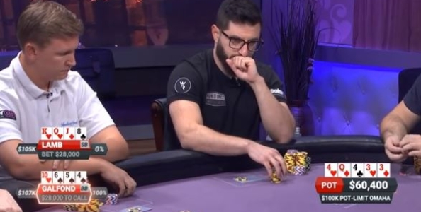 PLO High Stakes – Ben Lamb outplaya Phil Galfond!