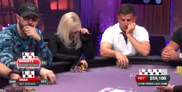 High Stakes Hybrid – Fold irreale di Lauren Roberts che schiva gli assi di uno scatenato Dan Shak