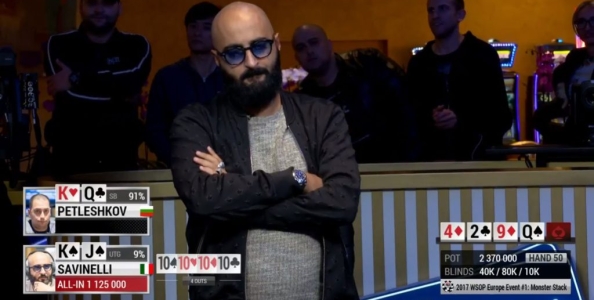 WSOP Europe – Savinelli e Treccarichi si arrendono al final table! Alioto a premio nel PLO