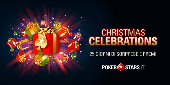 Ogni giorno una nuova ricompensa a sorpresa: su PokerStars è tempo di ‘Christmas Celebrations’!