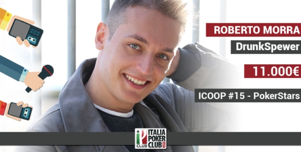 Roberto Morra campione ICOOP Heads-Up: “Sono entrato nel flusso, bramavo questo evento!”