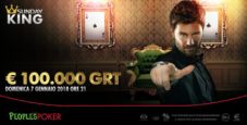 Sunday King 100.000€ People’s Poker: freeroll anche il 31 dicembre!