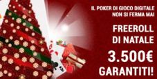 Freeroll di Natale su Gioco Digitale: fino all’8 gennaio 3.500€ in palio!
