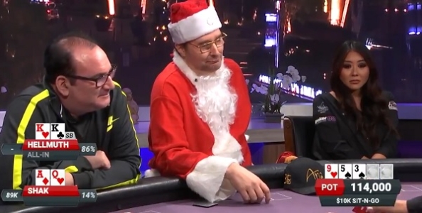 Holidays with Hellmuth – The Poker Brat domina la scena mostrando anche un paio di hero fold