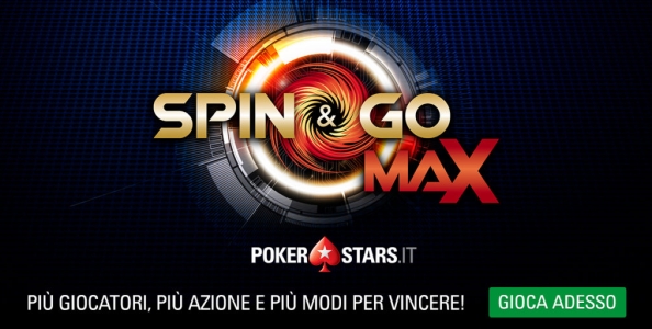 Nuovi Spin and Go Max su PokerStars: fino a 8 giocatori e MAXI ALL-IN FINALE!