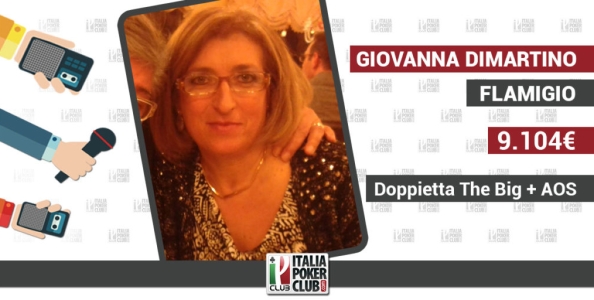 Dopo i The Big vince anche l’AoS! Incredibile Giovanna ‘FLAMIGIO’ Dimartino: “Stavo stirando, siamo una famiglia di pokeristi!”