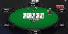 Hand review – Bet, bet, bet shove e call in bluff catch: reg war btn vs sb al NL100