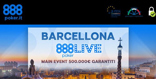 Ti piacerebbe giocare GRATIS l’888live Barcellona? Partecipa ai Freeroll di 888poker!