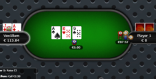 Punti di vista cash game HU – Top pair su overpush 15x pot al flop: call or fold?