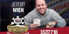 WSOP – Negreanu chiude 3° nell’Eight Game Mix! Braccialetti a Jeremy Wien e Philip Long