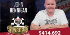 WSOP – Hennigan vince il suo quinto braccialetto! Esultano anche Tran e Addamo