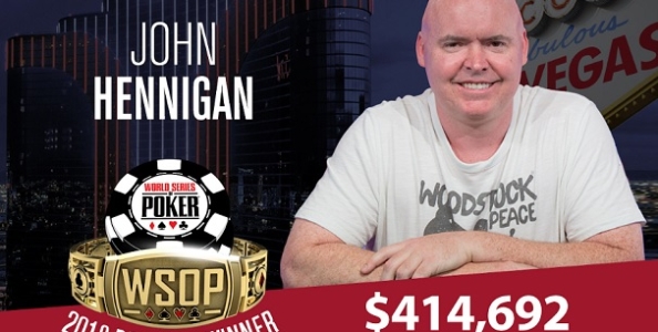 WSOP – Hennigan vince il suo quinto braccialetto! Esultano anche Tran e Addamo