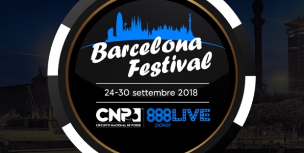 Qualificati online al Barcelona Festival! Su 888poker.it puoi sognare un garantito di 500.000€