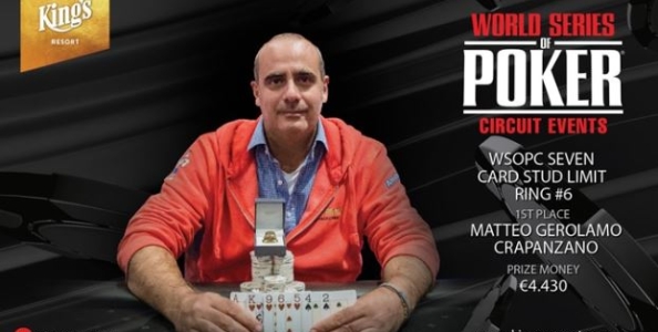 Matteo Crapanzano conquista l’anello a Rozvadov: “Le varianti sono giochi di abilità, l’Holdem no!”