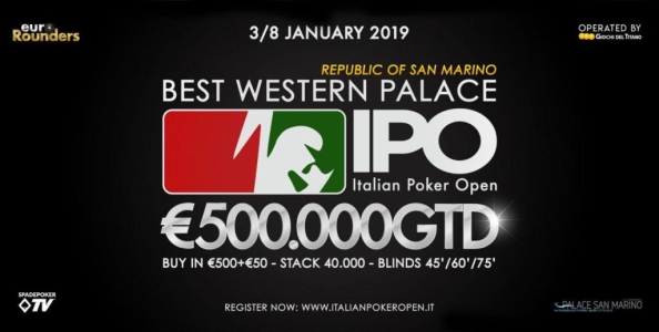 L’IPO emigra a San Marino! Appuntamento dal 3 all’8 gennaio, Bettelli: “Sono eccitato!”