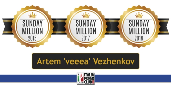 Come si vincono tre Sunday Million in tre anni? I video-replay a carte scoperte dei trionfi di ‘veeea’