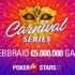 Dal 10 al 25 febbraio arrivano le Carnival Series: su PokerStars 110 eventi per cinque milioni garantiti!