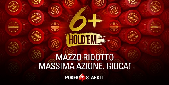 Il 6+Hold’em è online nella lobby di PokerStars!
