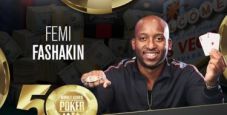 WSOP – Femi Fashakin trionfa nel BIG 50 e incassa 1.147.449 dollari