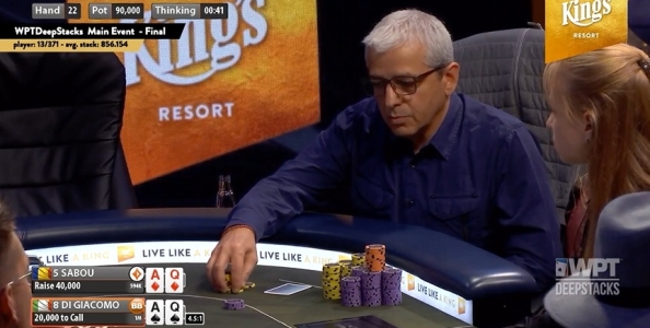 Segui in diretta streaming Claudio Di Giacomo al tavolo finale del Main Event WPTDS Germany