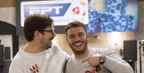 Federico Petruzzelli e un triplo check-call contro Lex Veldhuis al Day1 del Main Event EPT di Barcellona