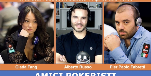 Alberto Russo torna in diretta Facebook, ospiti Giada Fang e Pier Paolo Fabretti