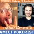 Segui la diretta streaming di Alberto Russo con Lorenzo Battistello, il cuoco-pokerista del Grande Fratello