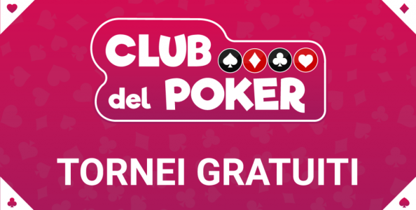 Poker Online Gratuito – Stasera alle 21 il freeroll del Club del Poker di Sisal – Il programma dei tornei