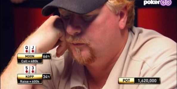 Cooler imparabile o errore madornale? Kopp vs Moon, WSOP 2009