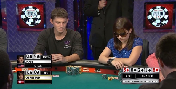 Jaffe-Obrestad, che lotta! Main Event WSOP 2013