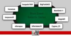 I grafici e le statistiche dei finalisti del Main Event Galactic Series