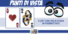 Punti di vista mtt – AQo tre left su fourbet con 75bb di stack