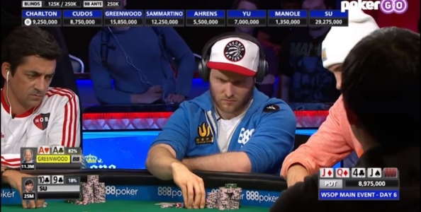 WSOP Main Event: Greenwood vs Su, due assi beffardi