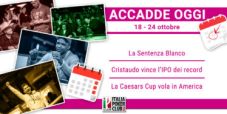 Accadde oggi: la Sentenza Blanco rivoluziona il poker live, IPO da record, la Caesars Cup vola in America