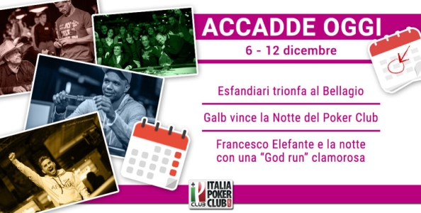 Accadde oggi: Galb Lepore sbanca la laguna, Elefante vince 5 tornei in una sola notte