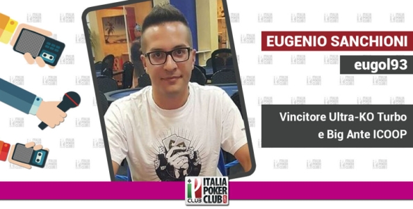 Eugenio Sanchioni racconta la doppietta ICOOP