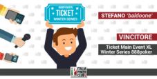 I protagonisti del Club del Poker: Stefano baldoone al Main Event XL Winter Series di 888poker