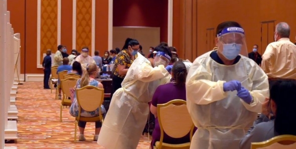 A Las Vegas vaccini anti-COVID per i lavoratori dei casinò, e il Wynn si converte