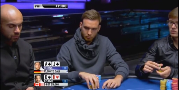 EPT Montecarlo SHR: Adams vs Quoss, battaglia a suon di clickraise con finale a sorpresa