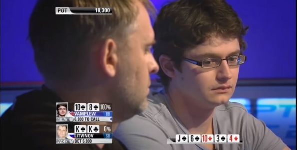 EPT Montecarlo 2017, Litvinov vs Vamplew: una mano molto discussa