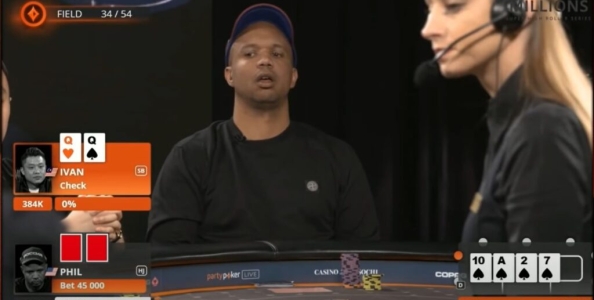 Cosa fare con colore second nuts quando Phil Ivey va all-in al river?