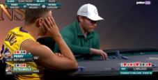 Una triple barrel non basta a far foldare Nick Petrangelo se il board smentisce la tua action